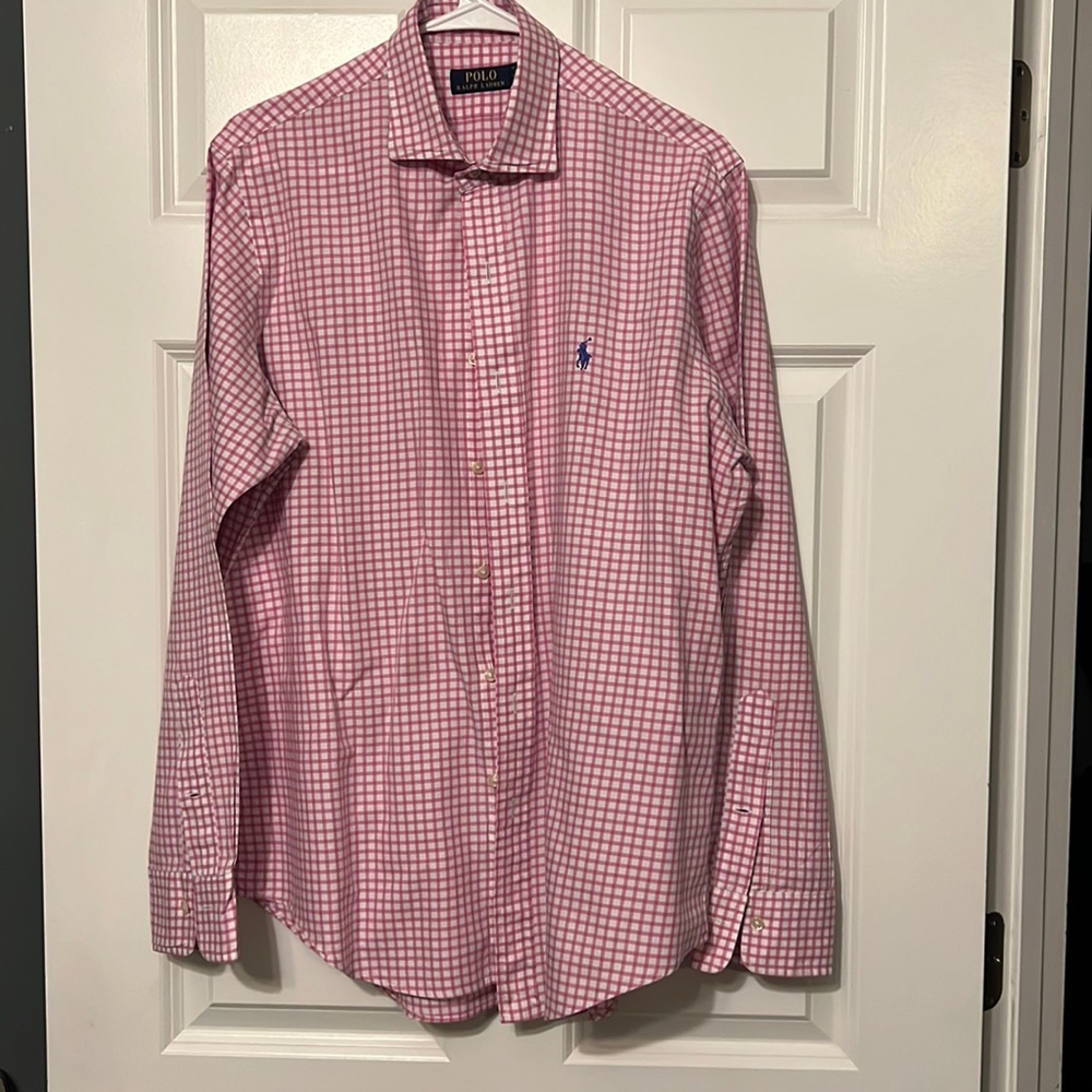Polo by Ralph Lauren, pastel plaid pink